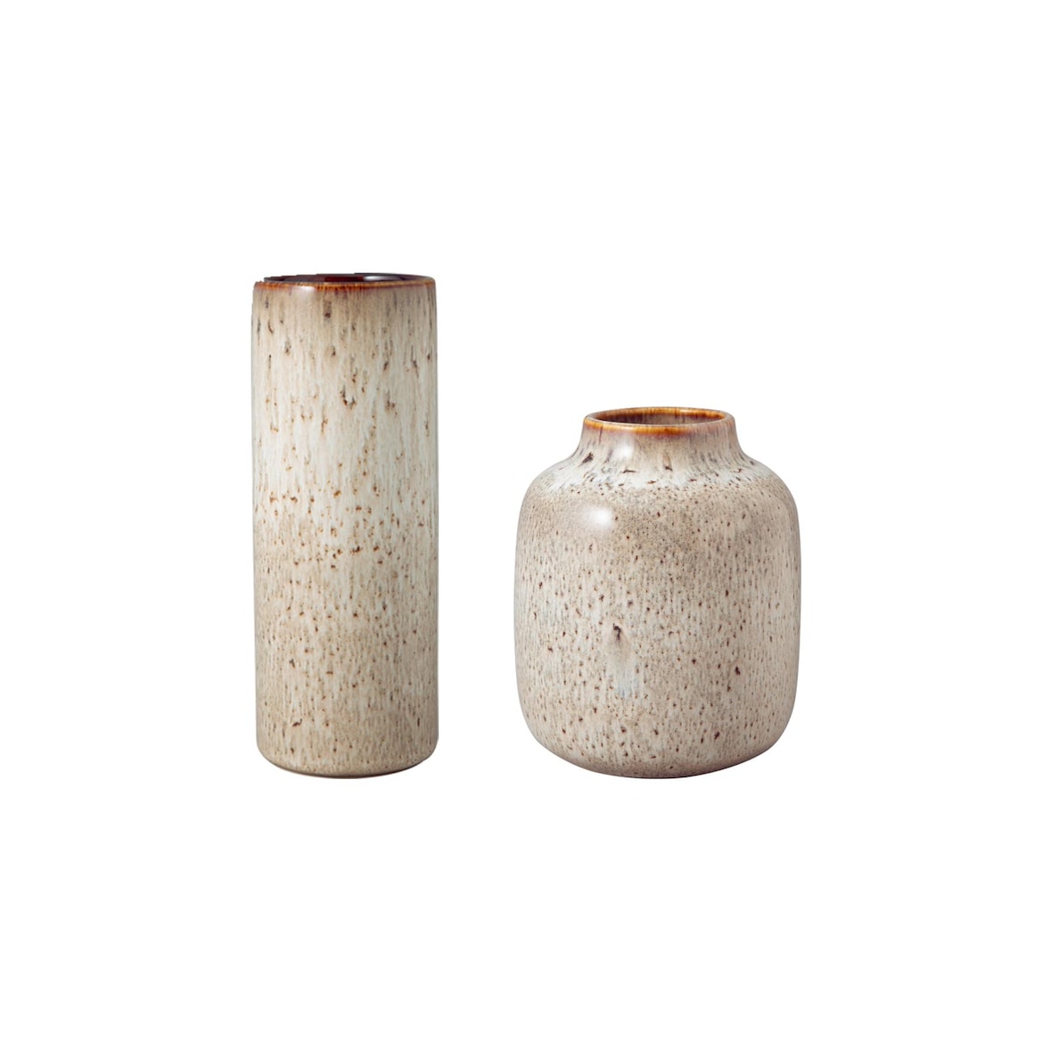 like. by Villeroy & Boch Lave Home Vasen beige 2er Set