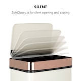 thumbnail of Royal Trash Rose Gold Sensor-Mülleimer 72 Liter Edelstahl Roségold-Metallic