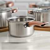 thumbnail of San Ignacio - Onil pannenset (16/18/20cm) in roestvrij staal met set van 3 pannen (20/24/28cm) in geperst aluminium