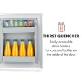 thumbnail of Happy Hour Minibar  5-15°C EEK G 25dB LED-Licht Silber-Metallic