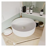 thumbnail of Meuble simple vasque décor chêne  45cm  SORRENTO