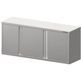 thumbnail of Stalgast Edelstahl Dreifach-Wandbord mit Konsolen, und Wandschienen, 1000x300x930 mm, höhenverstellbar, verschweißt