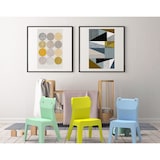 thumbnail of garbar JAN Kinderstuhl-Tisch Indoor, Outdoor Set 4+1 Himmelblau/Fuchsia/Orange/Limettengrün/Aquaminze