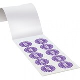thumbnail of Dreifke® Prüfplakette 2028, violett, Folie, ablösbar, Ø 35mm, 60 Stk.