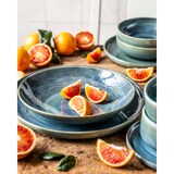 thumbnail of Gipfelstück Teller flach 28 cm 4er Set BLAU/GRÜN, postsicher, Serie TIEFER SEE