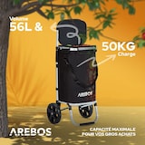 thumbnail of Carrello spesa 3in1 Carrello spesa pieghevole Borsa portaoggetti