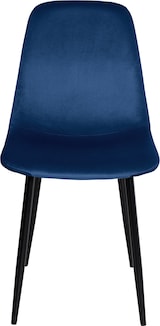 thumbnail of Décoshop26 - Esszimmerstuhl x1 schlichtes Design mit schwarzen Metallbeinen und blauem Samtsitz 10_0002061