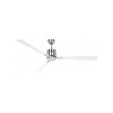 thumbnail of Deckenventilator mit WLAN CasaFan ECO NEO III 152 cm 942333 W Motor aus gebürstetem Chrom / Wendeflügel Weiß und Hellgrau