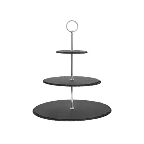 Espositore a 3 livelli OLYMPIA Slate - Nero GF991