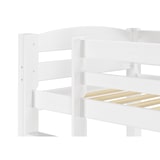 thumbnail of Etagenbett Kiefer weiß 90x200 Massivholz-Stockbett Kinderbett Rollroste 60.10-09 W