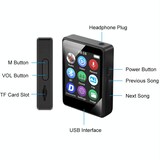 thumbnail of Lecteur MP3 Bluetooth 5.0 64GB Avec Écran HD Et Enregistreur Portable YONIS