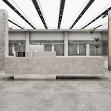 thumbnail of Empfangstresen, Bar, Holz- und Metalldesign, kommerzieller Empfangstresen, geeignet für Café und Geschäft 300×60×100cm【DLSA300】