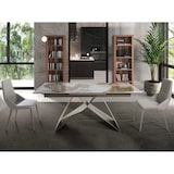 thumbnail of Angel Cerdá Mesa comedor extensible rectangular mármol porcelánico 1114C 180/240 x 90 x 76