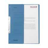 thumbnail of Falken 80003999 50x Einhakhefter für DIN A4, 250g/m2 Manila-RC-Krt., 1/2 Vorderd., kaufm. Heftung - Blau
