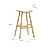 thumbnail of METRO PROFESSIONAL Barstuhl Marenza, Buchenholz, natur