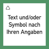 thumbnail of Dreifke® Schild, Wertstoffkennzeichen - Text nach Ihren Angaben, Kunststoff, 300x300 mm