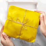 thumbnail of Carta velina Giallo Canarino (Confezione da 250) 50x75 cm – Fogli resistenti per confezioni, decorazioni e artigianato