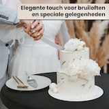 thumbnail of IvoQ Set van 2 Statafels Zwart – Inclusief 2 Zwarte Stretchhoezen – Ø80 cm x 110 cm – Opvouwbaar – Partytafels voor Feest, Tuin & Event