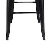 thumbnail of Tabouret de bar en métal noir mat - Hauteur 76cm