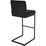thumbnail of Tabouret de bar Hopewell velours Noir