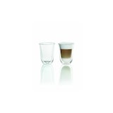 thumbnail of DeLonghi 5513284171,DLSC312 2x Latte-Macchiato-Gläser, doppelwandig 220 ml