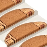 thumbnail of vidaXL Trapmatten zelfklevend 15 st 65x21x4 cm beige