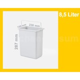 thumbnail of Hailo 8,5 Liter Inneneimer 1068409 signalgrau 226 x 150 x 287 mm mit Henkel