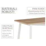 thumbnail of Mod. ELEGANT OAK Scrivania Tavolo per computer Mobile con Cassetti per camera ufficio by Yelloo