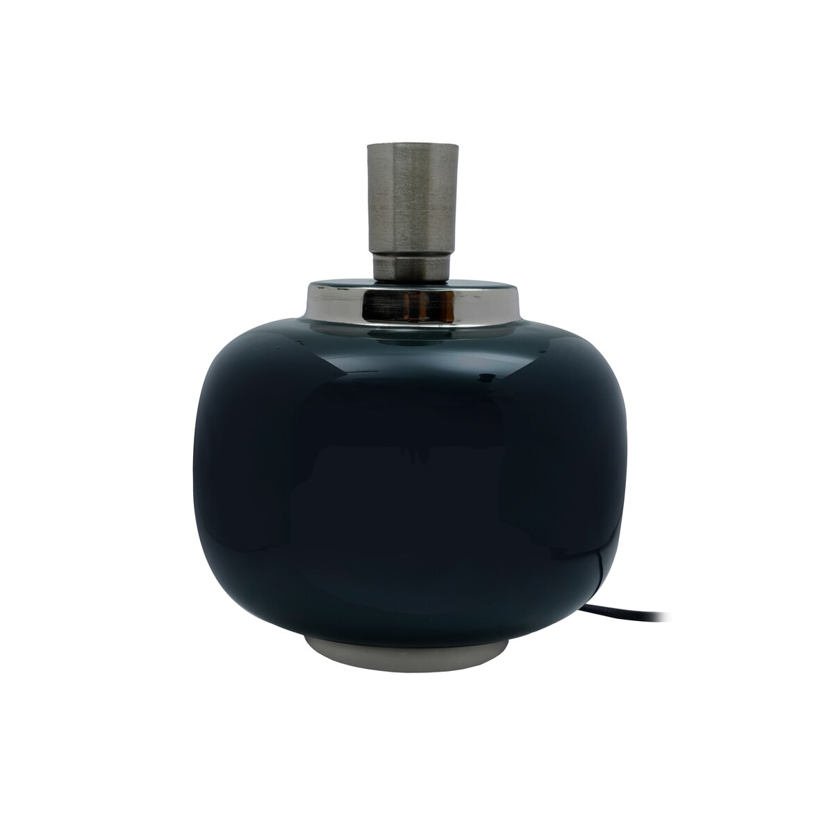 Tischlampe Esmeralda Deco 200 Dunkelgrün / Silber