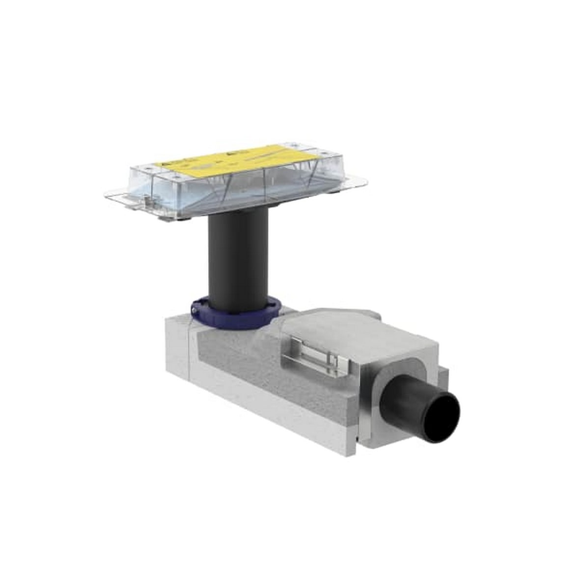 Geberit Rohbauset DN50  für Duschrinnen der Reihe CleanLine