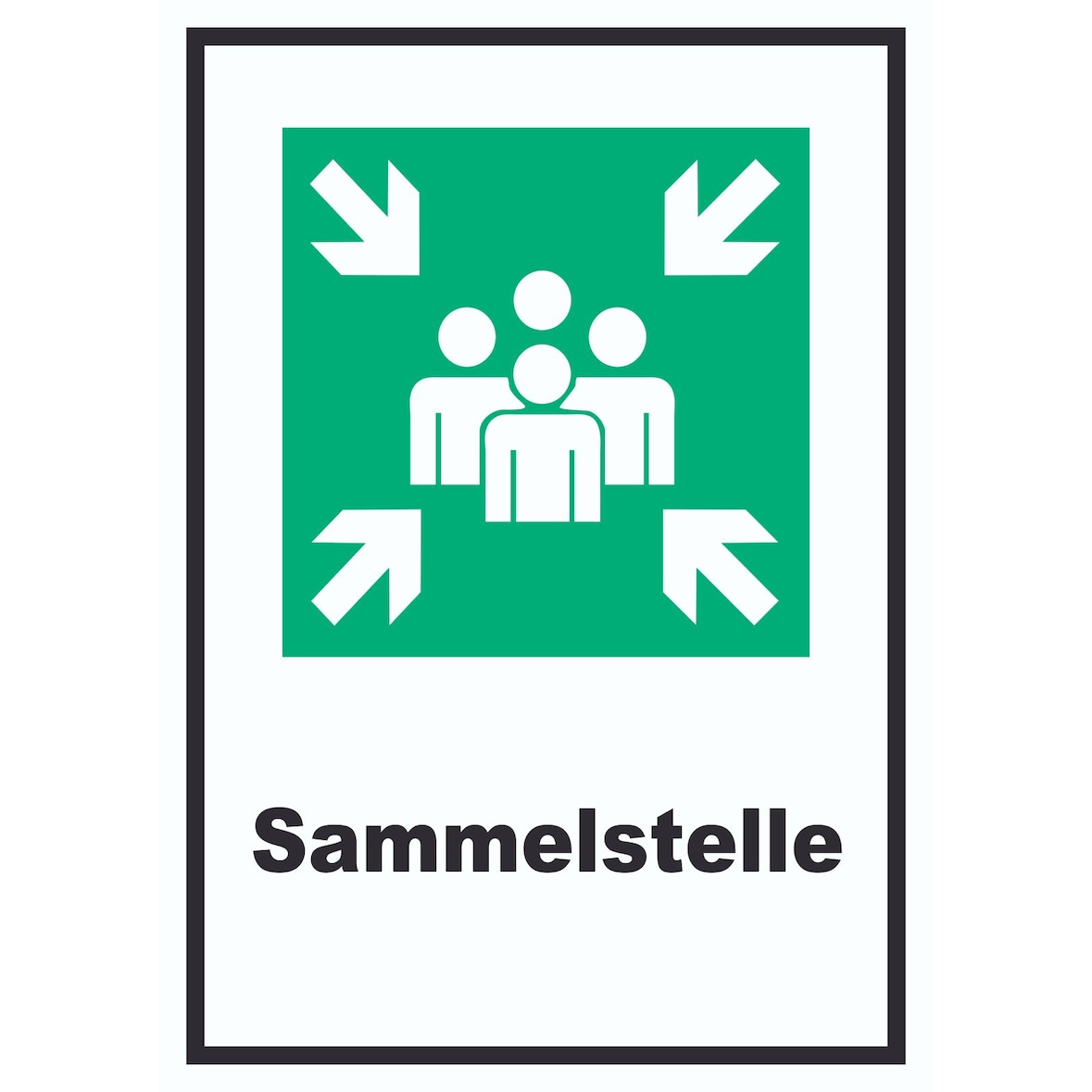 Sammelstelle Schild A4 (210x297mm)