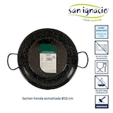 thumbnail of San Ignacio LA DEHESA - Honda geëmailleerde paellapan met handgrepen 32 cm