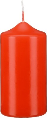 thumbnail of Spitzkopf Stumpen Kerzen Paprika Rot 25 x Ø 8 cm, 6 Stück