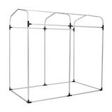 thumbnail of Gerätehaus HWC-N61, Gartenschuppen Geräteschuppen Gartenhaus, Alu UV-Schutz wasserfest, 201x121x201cm ~ anthrazit