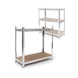 thumbnail of Helloshop26 - Schwerlast-Lagerregal 179 cm silberverzinkter Stahl 13_0001061