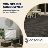 thumbnail of Casaria WPC Fliesen 44x Mosaik Anthrazit