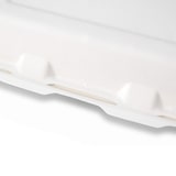 thumbnail of greenbox - Suikerriet menubak 25 x 20 x 7,5 cm, 2 vakken, HP4/2, klapdeksel, rechthoekig, 50 St.