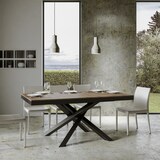 thumbnail of Ausziehbarer Tisch 90x180/440 cm Volantis Evolution Walnuss Anthrazit Gestell