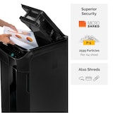 thumbnail of Destructora trituradora Automática Fellowes 600M, 10 usuarios, destruye hasta 600 hojas en microcorte de 2x12mm, DIN P-5, papelera 83L/900 hojas
