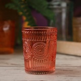 thumbnail of Trinkgläser rot 280ml Wasergläser Saftgläser Vintage Retro Boho 4 Stück