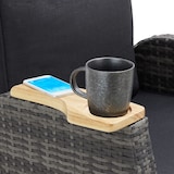 thumbnail of tectake Fauteuil en rotin PESCARA cadre en aluminium - par pièce - 405372