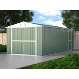 thumbnail of Garage lamiera Box auto in Acciaio Zincato 327x611cm x h2.35m - 346KG – 19,98mq - VERDE