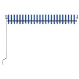 thumbnail of vidaXL Markise Automatisch Einziehbar 450x350 cm Blau und Weiß