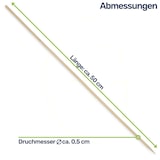 thumbnail of Bambus Splittstäbe 50 cm – Pflanzstäbe Rankhilfe für Garten & Topf