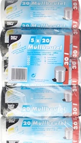 thumbnail of PAPSTAR 500 Müllbeutel, HDPE 30 l 60 cm x 50 cm farbig sortiert