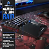 thumbnail of Titanwolf Gaming-Tastatur, mechanische Keypad Tastatur mit 28 Tasten, Gaming Einhandtastatur