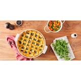 thumbnail of PEUGEOT Keramik Quicheform APPOLIA 28cm Ecru Tortenform Spülmaschinenfest