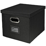 thumbnail of Aufbewahrungsbox für Hängeregister passend für Kallax, HMF 250473, DIN A4 Format, Schwarz