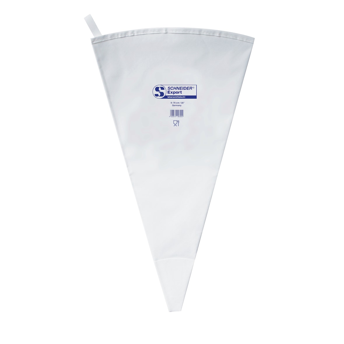 Schneider - Spritzbeutel 9-70 cm - Export, Druck "Schneider": Blau