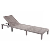thumbnail of Poly-Rattan Sonnenliege HWC-A51, Relaxliege Gartenliege Liege ~ Premium grau, Kissen dunkelgrau